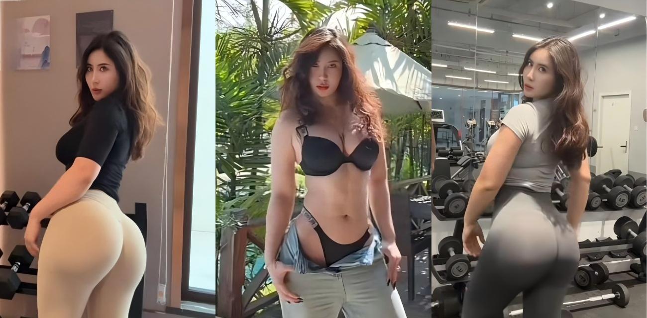 抖音15万粉健身婊【徐州盾山猫猫】高价定制福利,被健身猛男无套暴操小穴淫水狂喷直喊爸爸