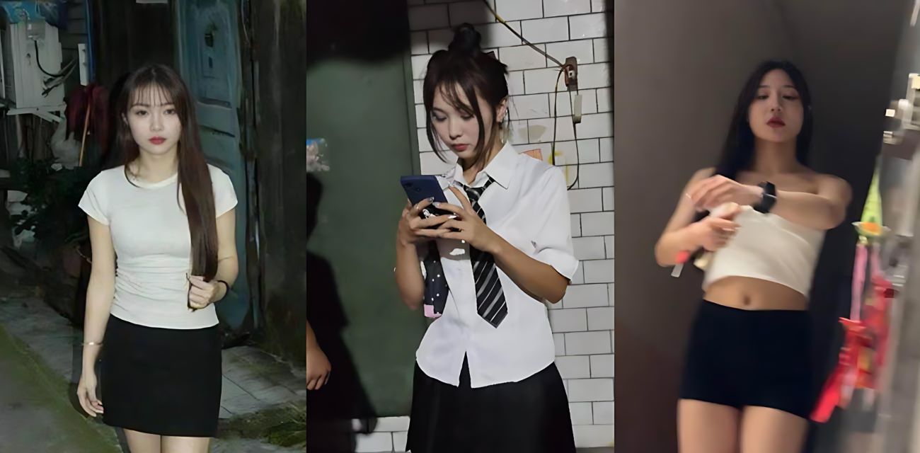 广西埌西菜市惊现高质量站街女,00后妹子150块10分钟一流服务性价比高到老表们乐开花