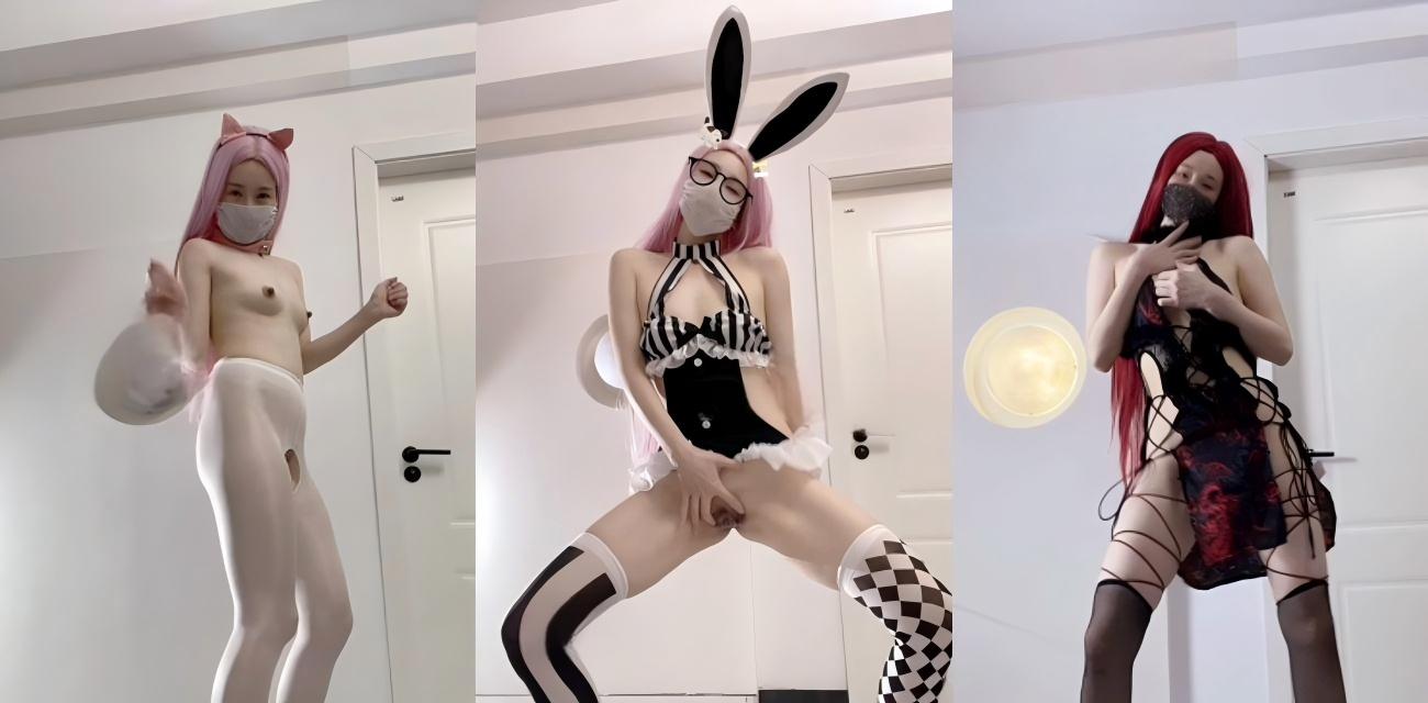 推特极品福利姬【冰冰森】最新裸舞合集,动感顶胯摇逼自慰,白嫩玉足包裹假屌娇艳欲滴