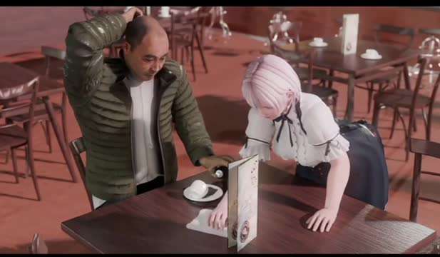 3D动画,迷奸咖啡店女仆#动漫#3D