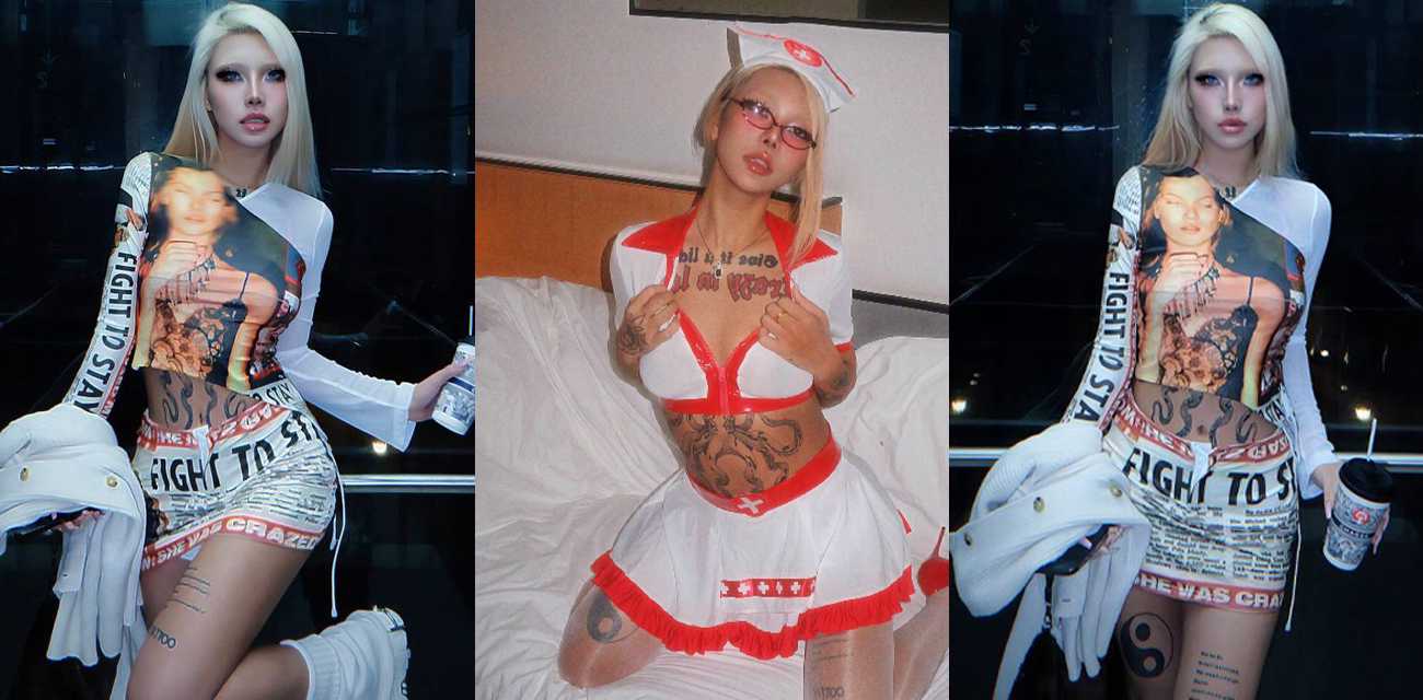 抖音女网红【钢筋混凝土】与金主私密视频流出,金发纹身妹骚逼颜射吐射,彻底沦为风骚母狗