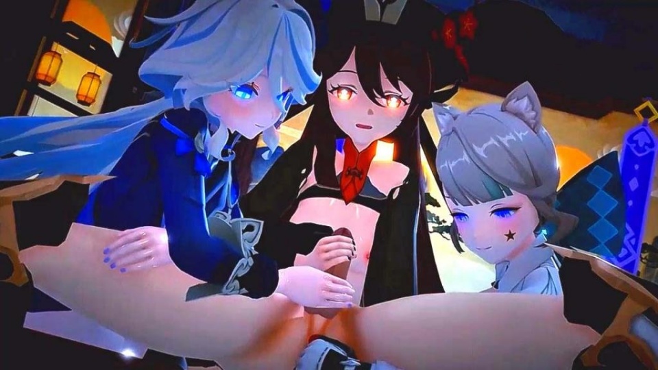 【3D】MMD原神全明星多人淫啪乱交恋活