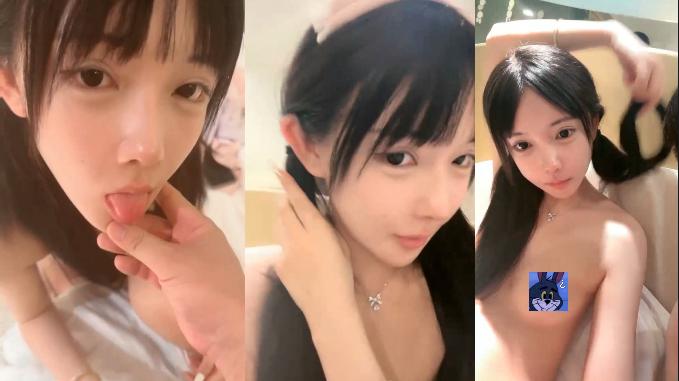 双马尾甜美嫩妹女神可盐可甜,漂亮的脸蛋下隐藏着骚母狗的灵魂上位骑乘骚劲十足