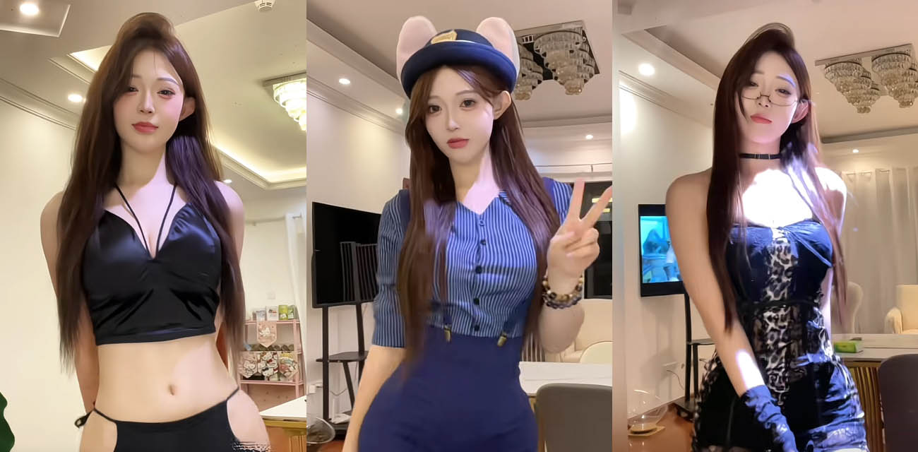 抖音高颜值女网红【柠檬然】付费定制热舞,挑逗舞姿配合魅惑眼神撩人至极