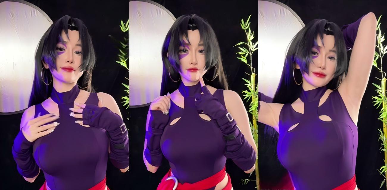 极品Coser福利姬【TinyAsa】化身漫威争锋灵蝶,科技巨乳身姿丰腴勒沟自慰白浆横流