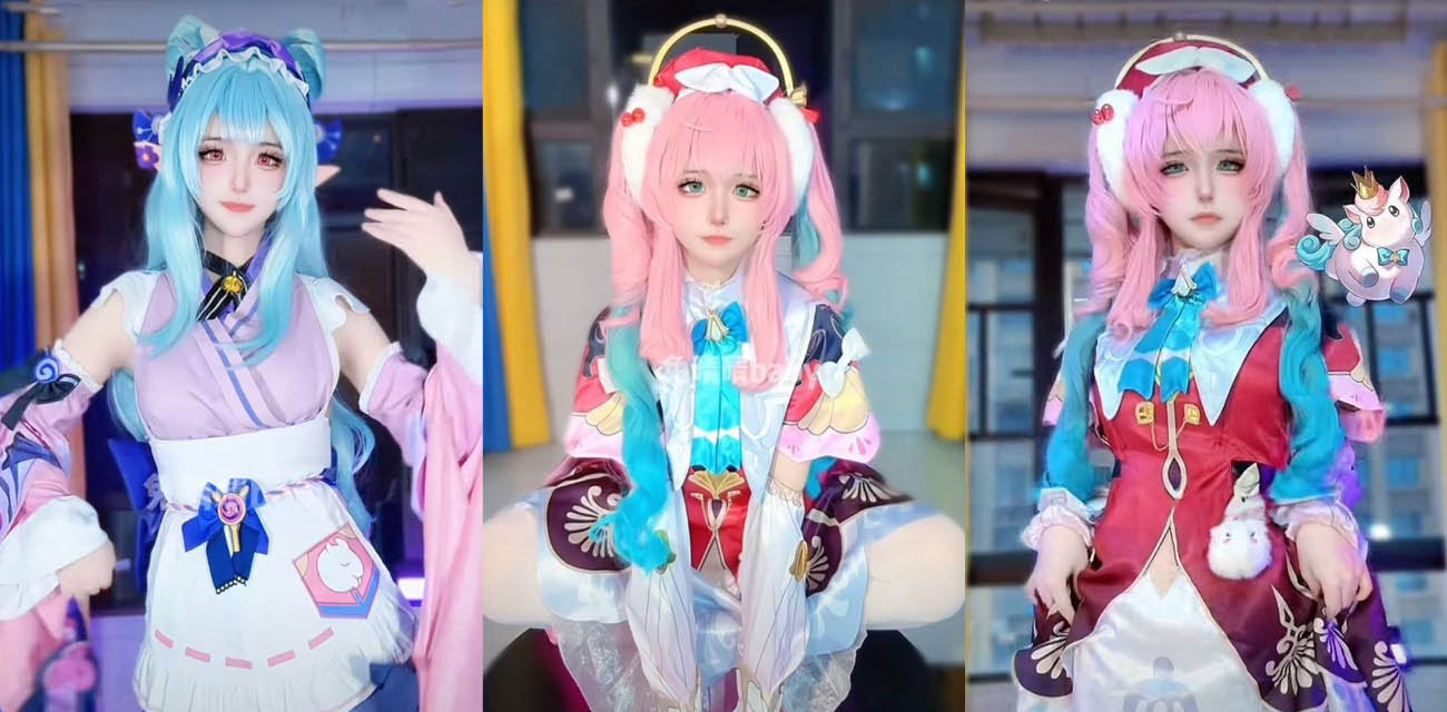 抖音二次元网红【兔晴晴】定制私拍火爆流出,超美萝莉大跳淫贱骚舞,火辣身姿引爆禁忌欲望