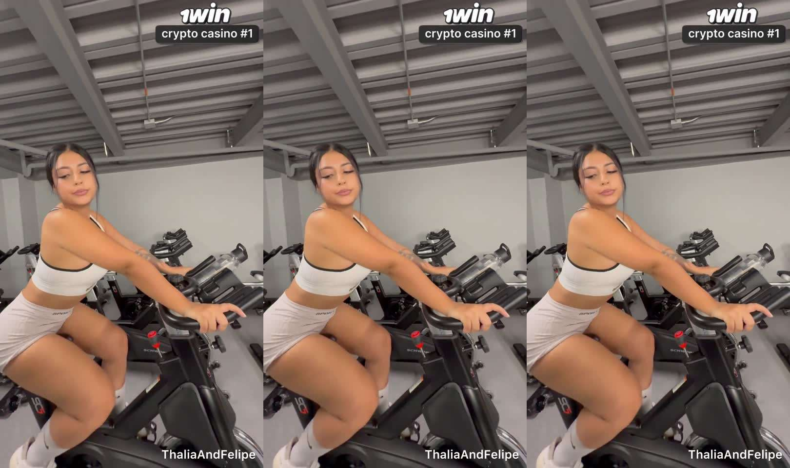 Colombian girl seduces a stranger at the gym and c#射精#骚逼#人妻#挑逗#美臀#舔逼#性交