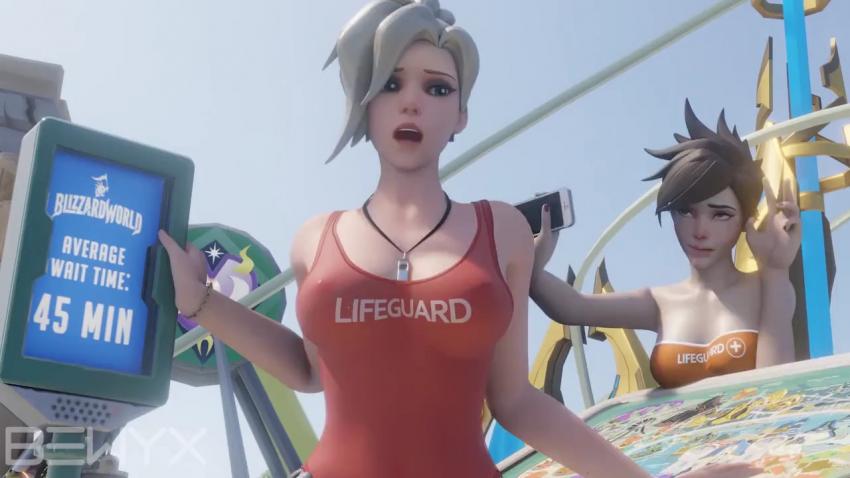 【3D】守望先锋-天使女上位