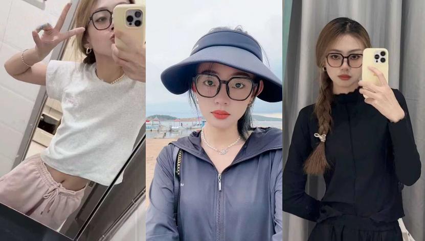 广州职业学院【赵慧】极品反差眼镜妹，身材纤细修长酒店被男友暴力后入