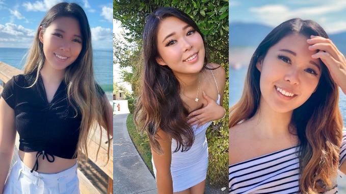 美籍华人网红女歌手【ExtraEmily】中文名李雪莉私拍流出，反差婊深喉口交还用筷子夹鸡巴吃