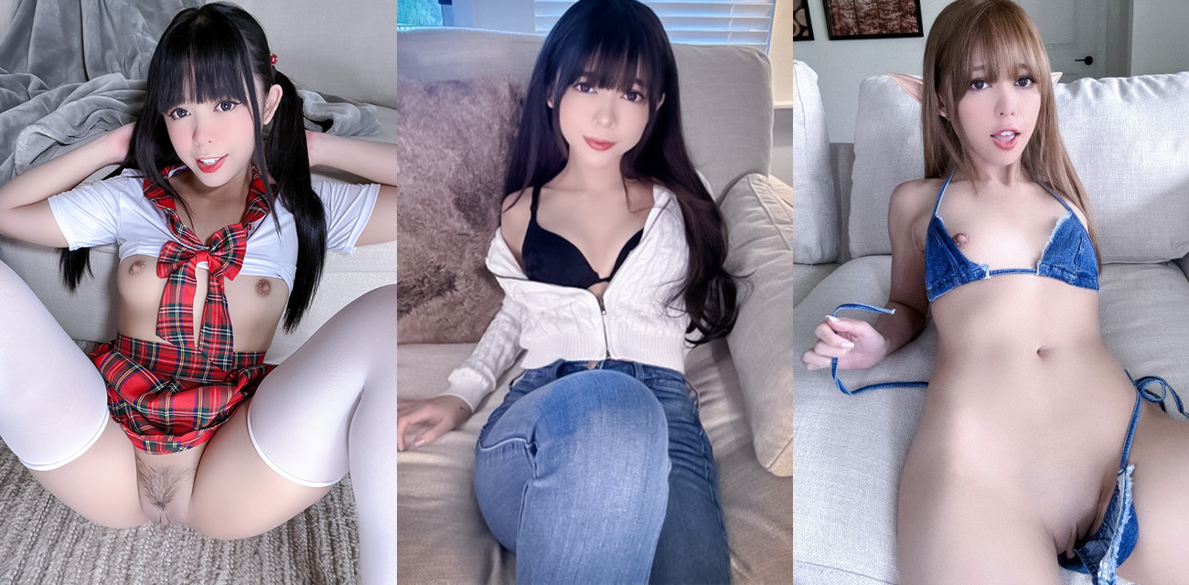 极品福利姬【绯红小猫】cos喜多川海梦,樱桃小嘴深喉吞棒,白虎粉鲍道具自慰反差嫩妹骚劲十足