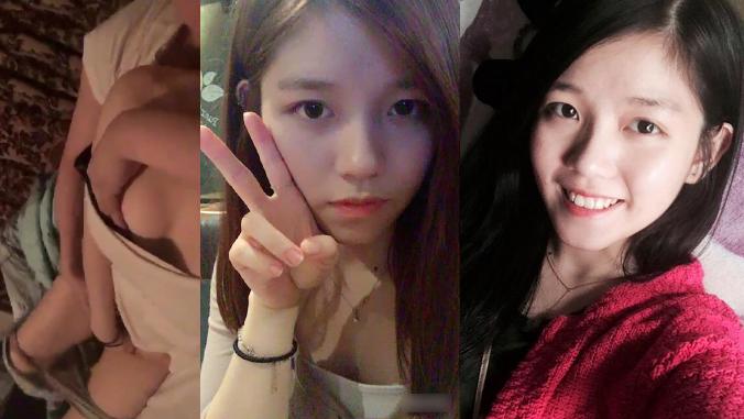 高颜值美女大学生,为了钱和肥猪富二代交往在宾馆里被小鸡巴后入骚穴