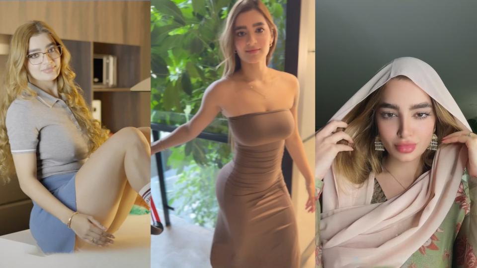 阿拉伯300万粉丝时装模特【LauraSahar】大尺度露点身材大秀,口交黑屌性爱视频流出