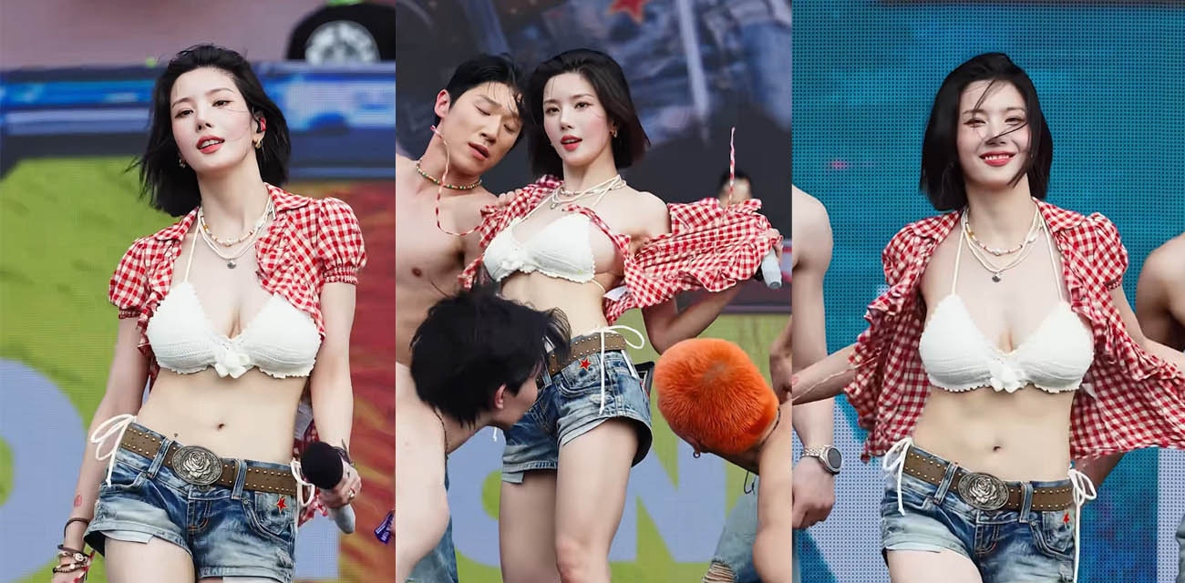 水弹音乐节明星【权恩妃】火辣热舞表演,魔鬼身材圆润巨乳配合撩人舞姿骚浪反差尽显