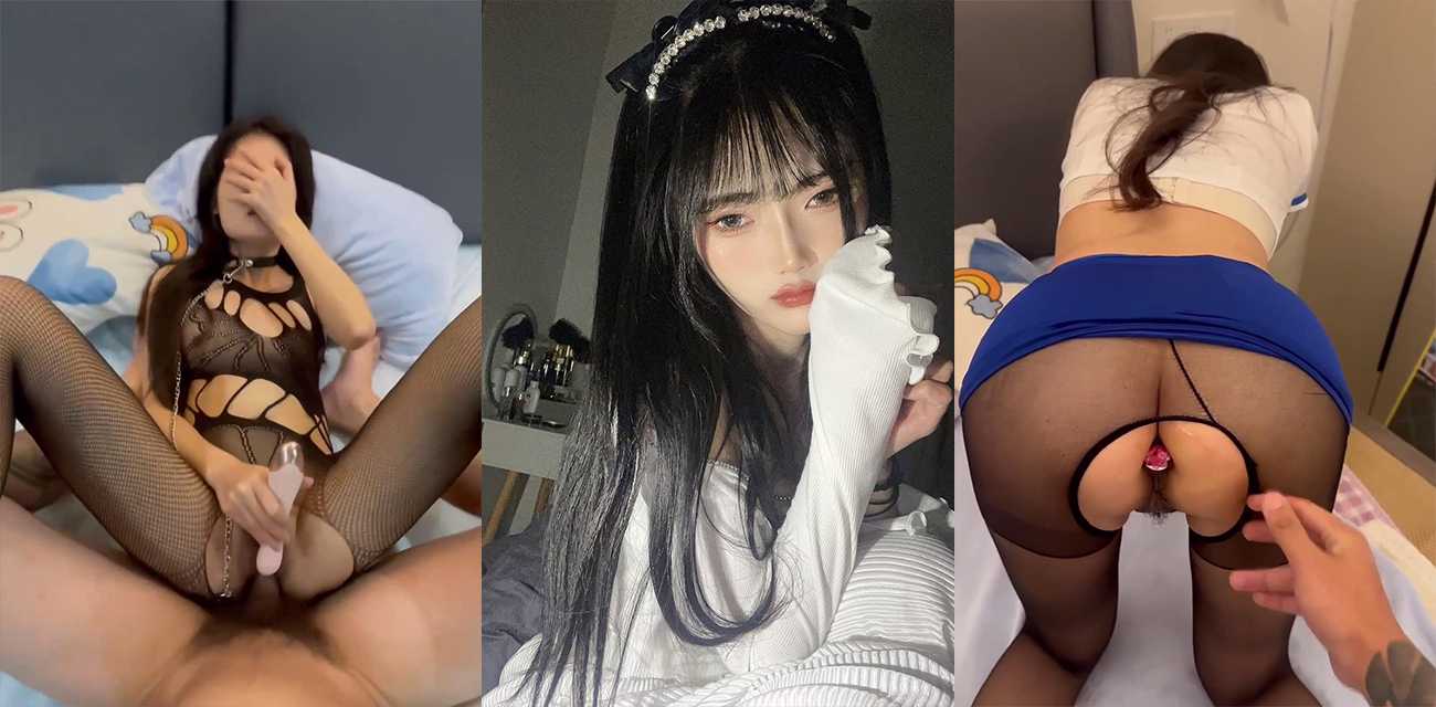 清纯校花与男友不雅视频流出,戴着肛塞玩自慰被男友无套猛干