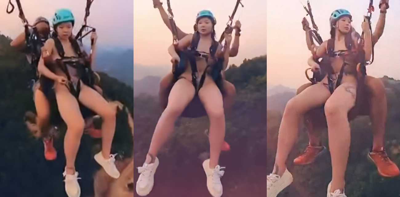 上海女孩在越南全裸滑翔视频完整版,体验高空全裸的双重感官刺激